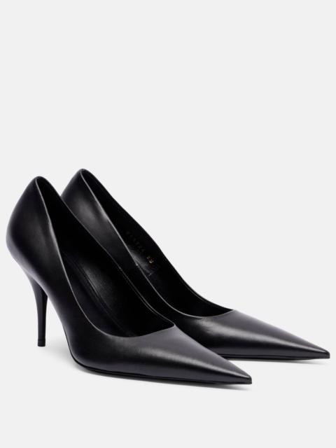 BALENCIAGA Avenue 90 leather pumps