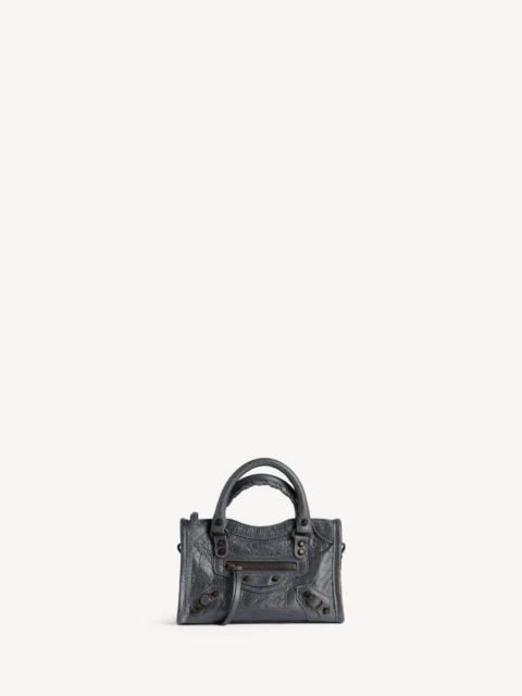 BALENCIAGA Women's Le City Bag Nano in Volcanic Rock