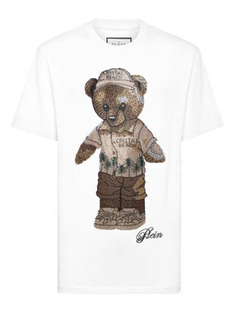 PHILIPP PLEIN crystal teddy bear T-shirt