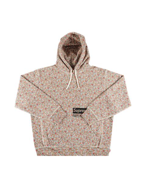 Supreme x Junya Watanabe x Comme des Garçons MAN Hooded Sweatshirt 'Pink Flowers'