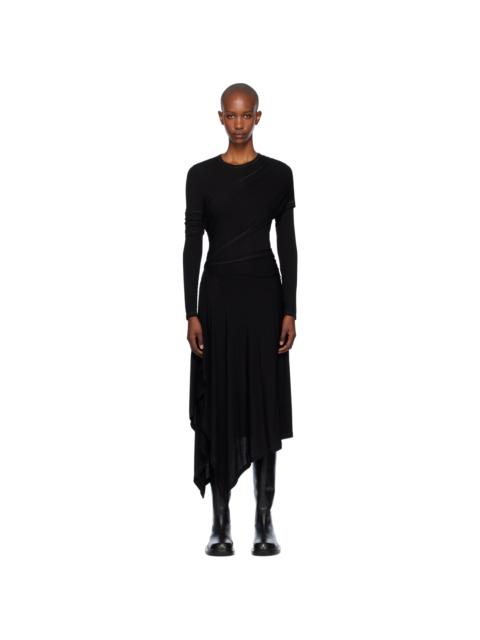 Helmut Lang Black Protection Maxi Dress