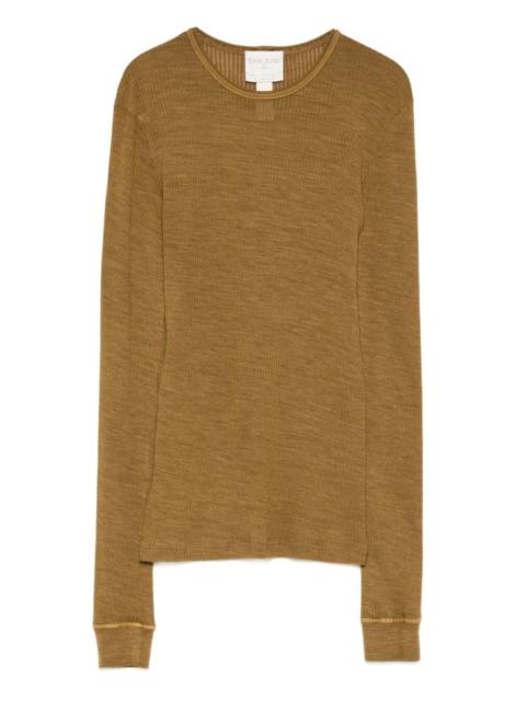 forte_forte ribbed long-sleeve top