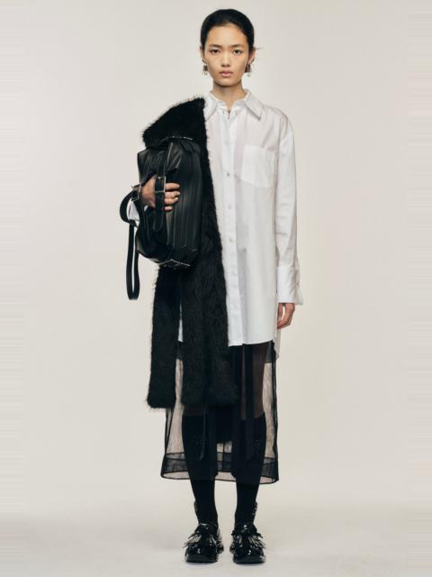 Simone Rocha Elongated Cuff Button Placket Shirt