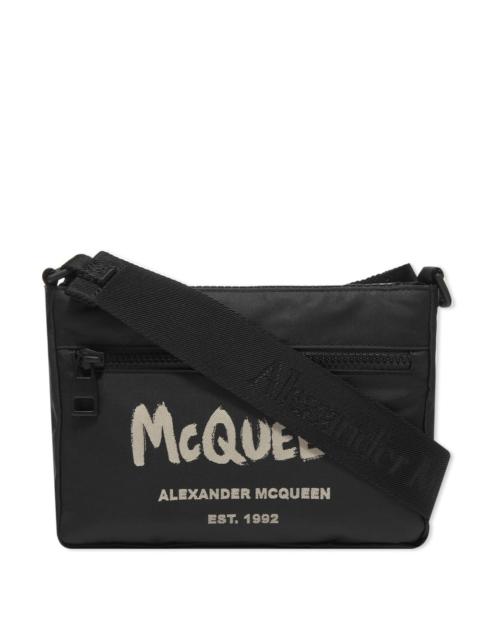 Alexander McQueen Alexander McQueen Graffitti Logo Side Bag