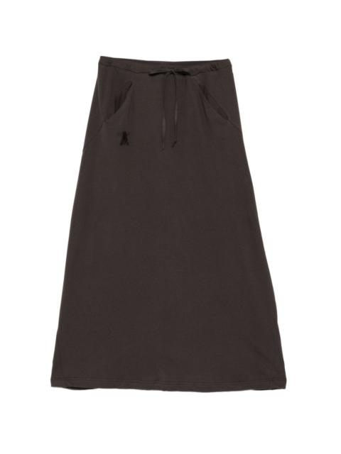 OPEN YY Slant maxi skirt