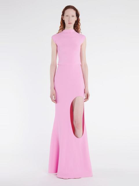 A.W.A.K.E. MODE KNITTED SLEEVELESS TOP PINK