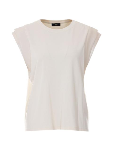 ELEH satin detail panna top