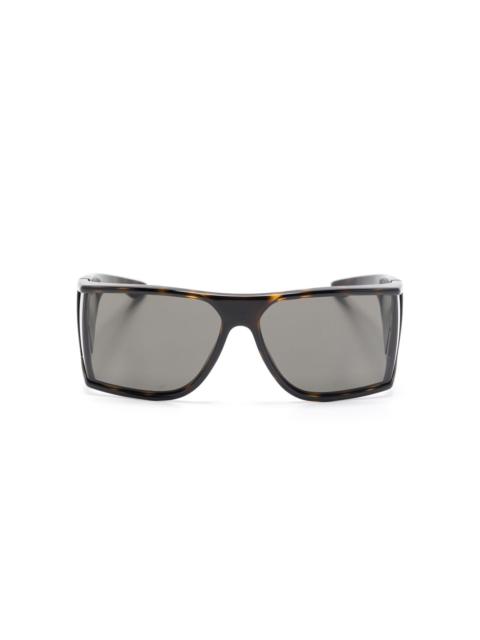 SAINT LAURENT logo-print sunglasses