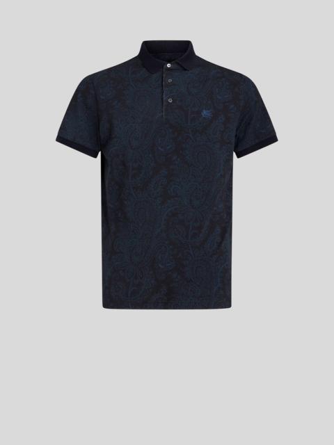 Etro PAISLEY COTTON POLO SHIRT