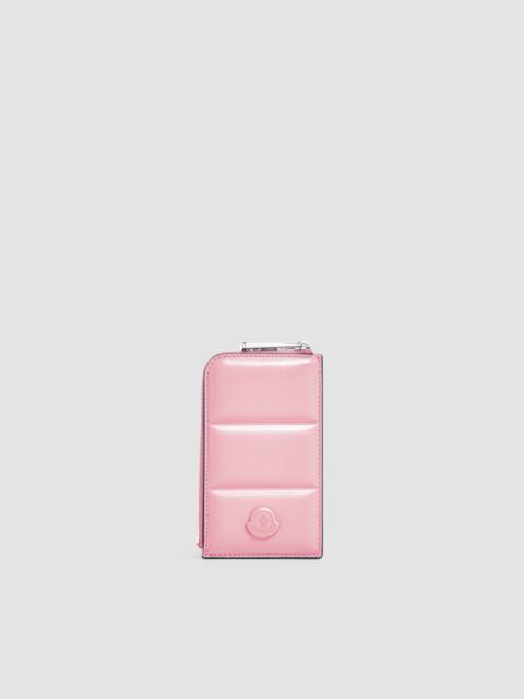Moncler Quilted Leather Card Holder
