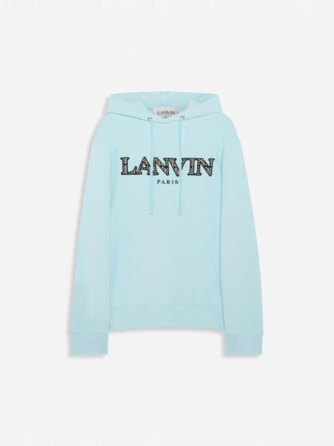 Lanvin CURB EMBROIDERED HOODIE