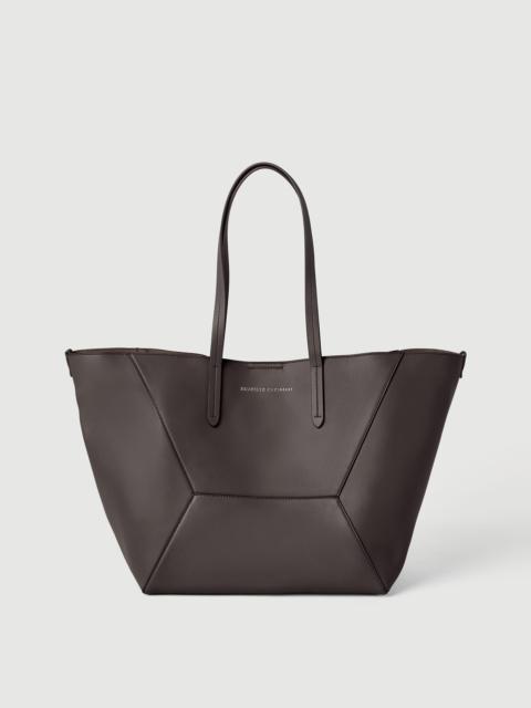 Brunello Cucinelli BC Duo bag in calfskin with monili