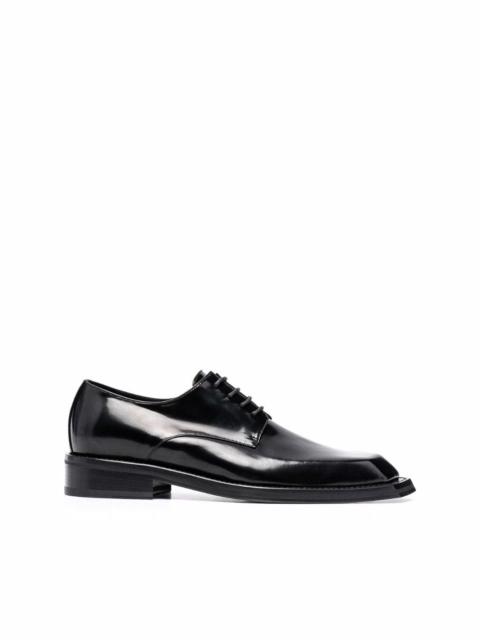 angled-toe Derby shoes