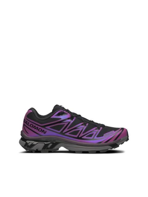 SALOMON XT-6 Iridescent "Black/Plum Perfect" sneakers