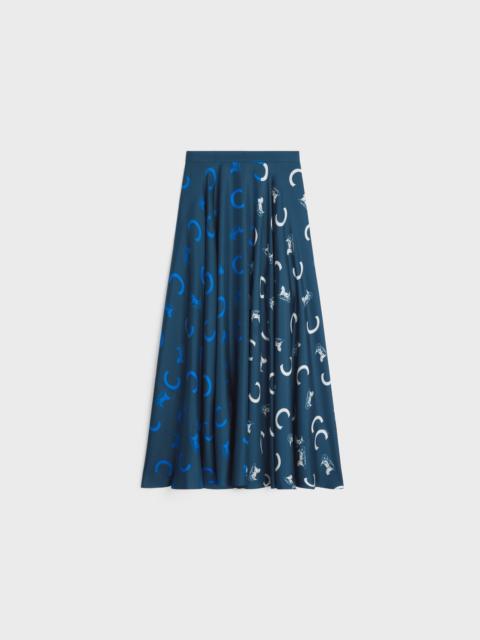 CELINE skirt IN silk twill