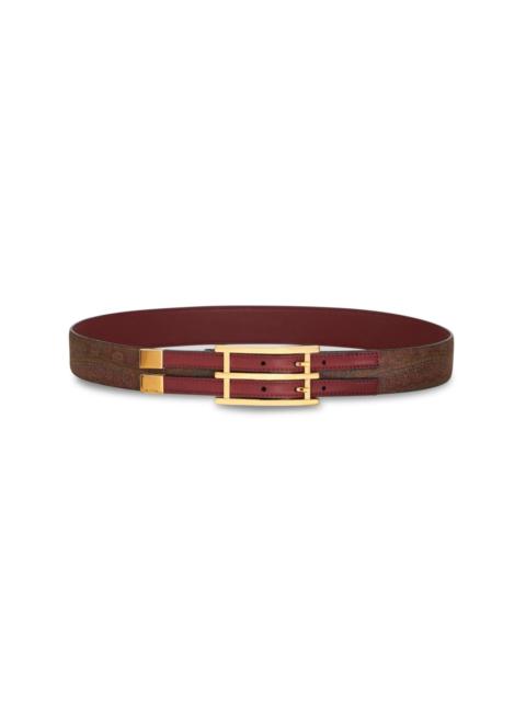 Etro paisley-print leather belt