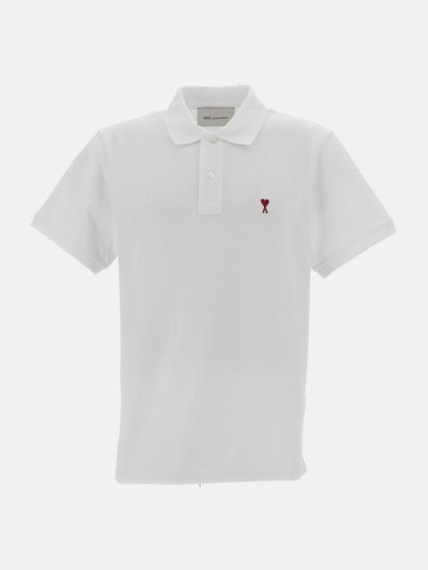 AMI Paris POLO RED AMI DE COEUR