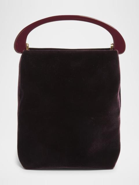 Dries Van Noten Velvety Viscose Mini Crossbody Bag