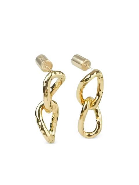 Jil Sander knot-design earrings