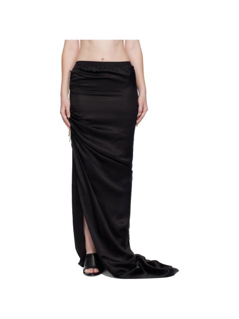 Rick Owens Black Concordians Edfu Maxi Skirt