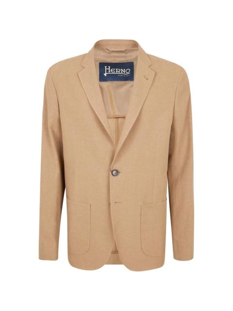 Herno linen pocket jacket
