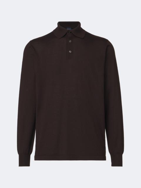 THOM SWEENEY Cashmere and silk polo sweater
