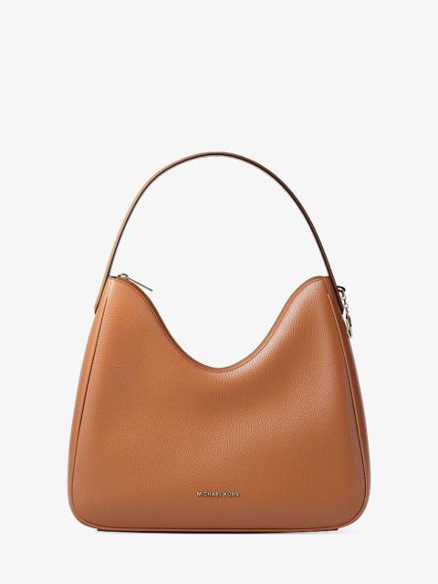 MICHAEL KORS Nayla Medium Pebbled Leather Shoulder Bag