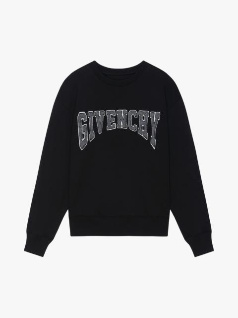 Givenchy SWEATSHIRT IN EMBROIDERED FELPA