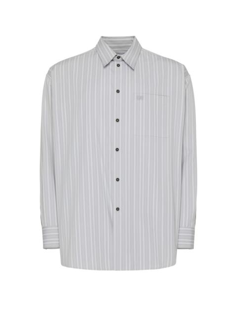 Off-White Ow Popl Stripe Alloy shirt