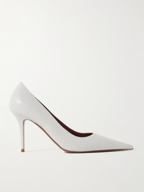 Amina Muaddi Barbara Leather Pumps