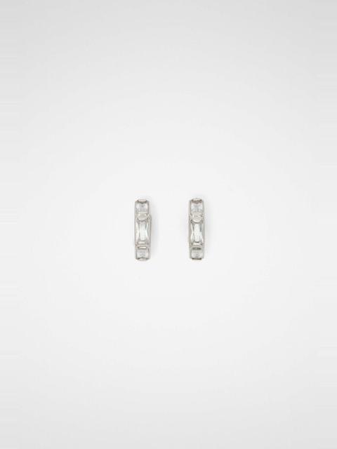 Jil Sander crystal-embellished earrings | REVERSIBLE