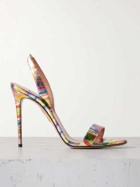 Aquazzura Profile Aquazzura Rainbow Sandals AQUAZZURA So Nude 105