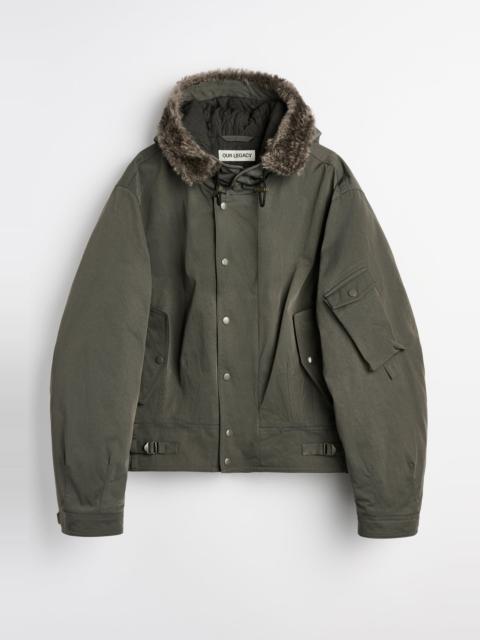 Our Legacy Orbit Jacket Vapor Alloy Ripple Nylon Twill