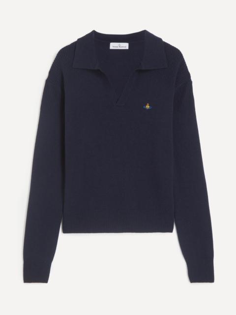 Vivienne Westwood Navy Football Polo