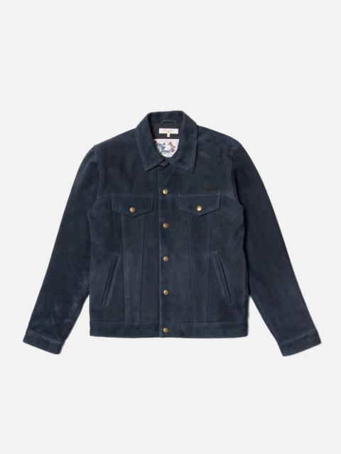 Nudie Jeans Robby Nubuck Jacket Navy