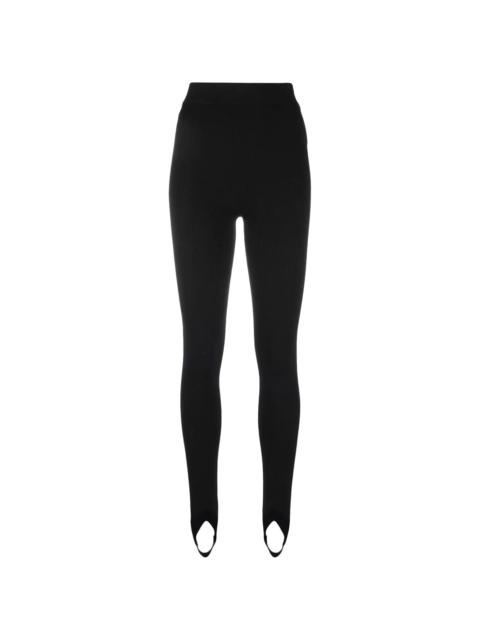 TOM FORD logo-waist leggings - Black