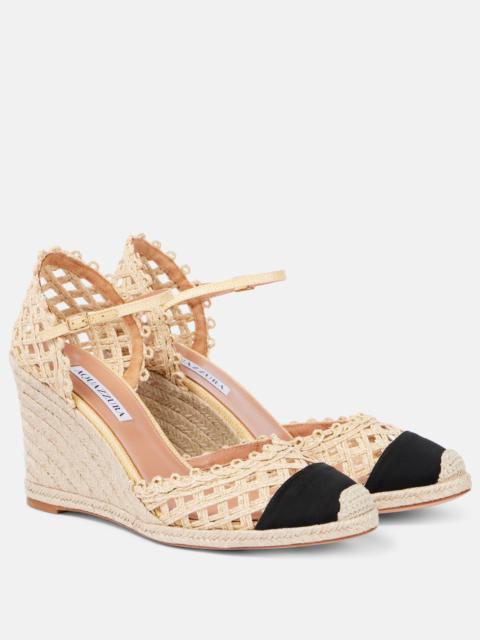 AQUAZZURA Sunburst 120 espadrille wedges
