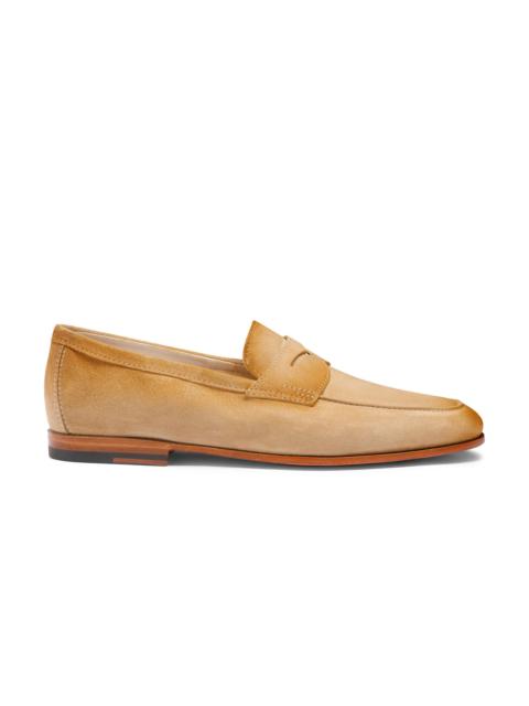 Men's beige suede Carlo loafer