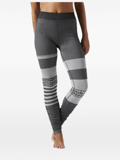 Reebok striped leggings