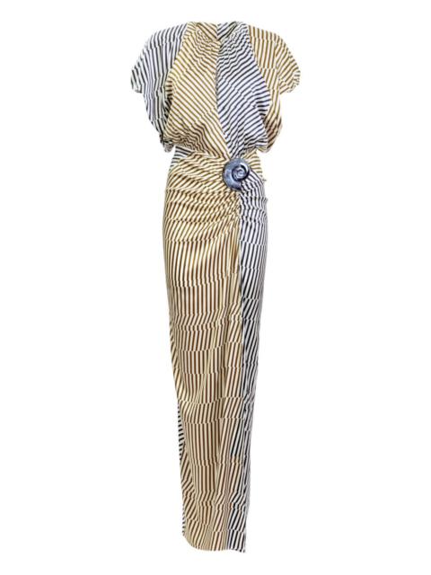 SILVIA TCHERASSI Kala striped maxi dress