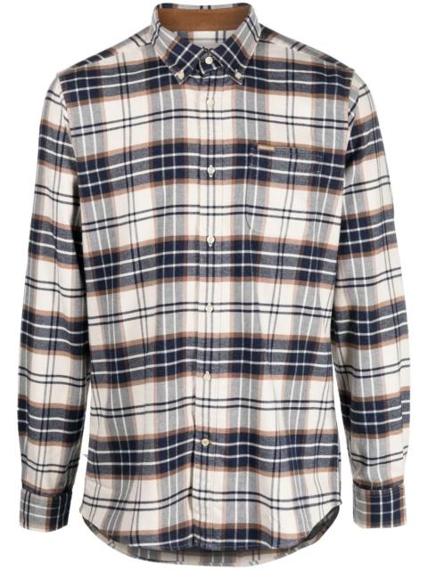 Barbour checked button-down shirt