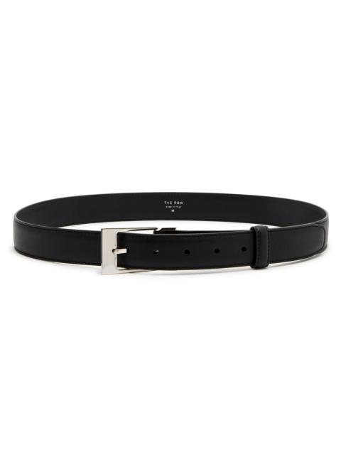 Jewel grained leather belt