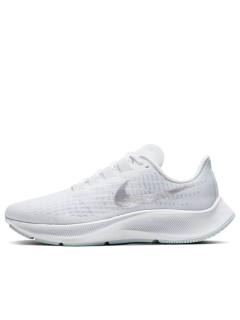 (WMNS) Nike Air Zoom Pegasus 37 'White Metallic Silver' BQ9647-101