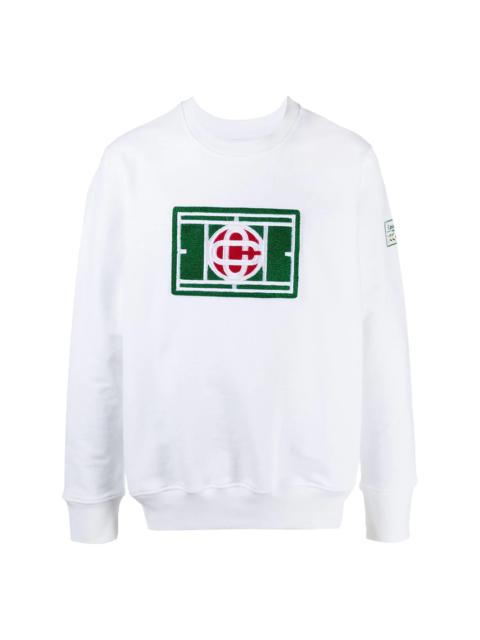 logo patch sweatshirt