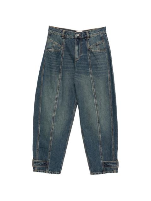 Isabel Marant Leja seam-detail buttoned-cuff jeans