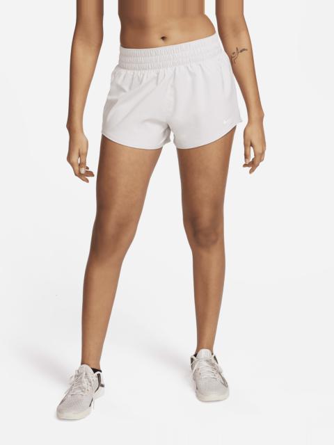 Nike One Women's Dri-FIT Mid-Rise 3" Brief-Lined Shorts