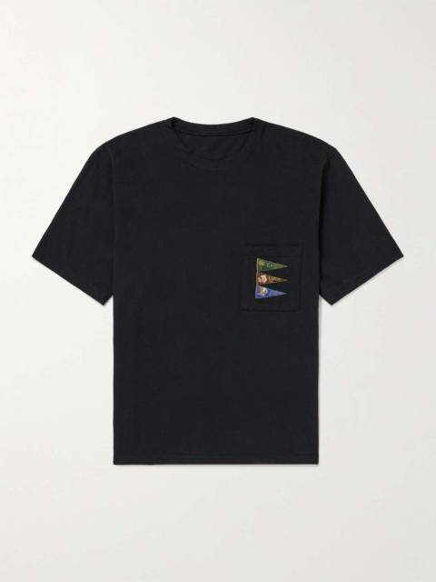 Kapital Logo-Appliquéd Cotton-Jersey T-Shirt