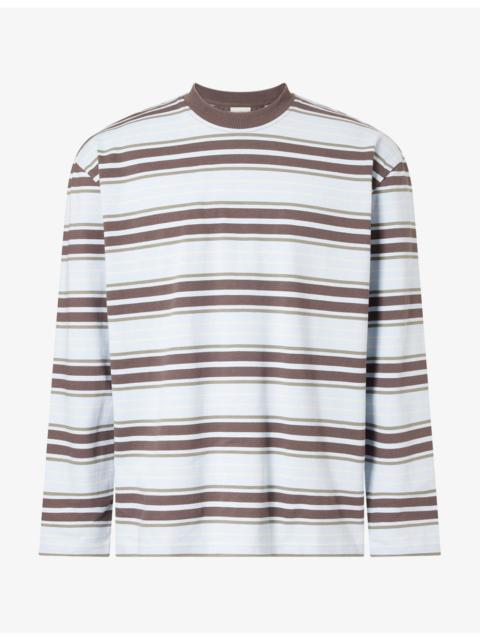 Les Deux Striped Cotton T-Shirt