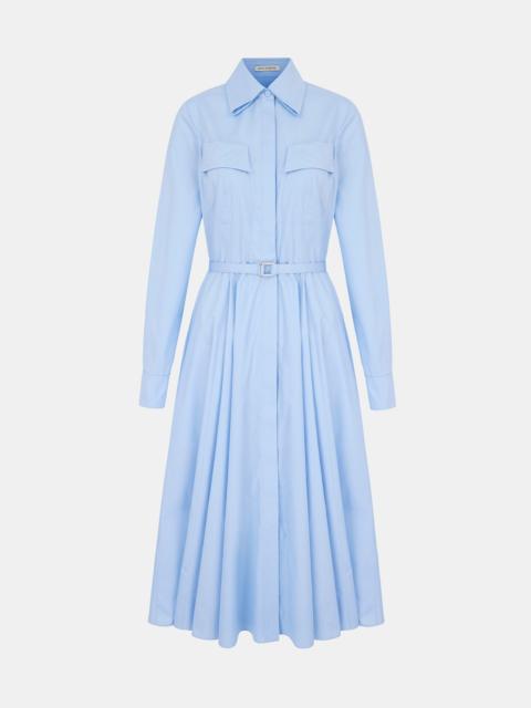 EMILIA WICKSTEAD Emmalyna Dress In Blue Cotton
