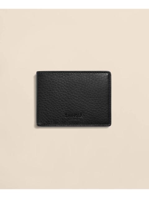Brooks Brothers Shinola Leather Bi-Fold Wallet